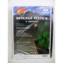 NETK.TEXT-výseku okurky / 0,8X10m / černá - Textilie | FLORASYSTEM