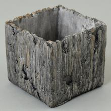 Obal kámen 14,5x14,5x14 cm - Cement | FLORASYSTEM