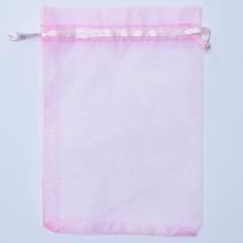 HY-3407 Organz. vrecko bl.ružové 15x23cm - vrecko textil | FLORASYSTEM