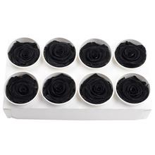 Ruža preparovaná 5cm BLACK BEAUTY /ks - bal. 8 ks - ruže | FLORASYSTEM