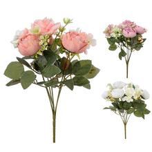 KYTICA RUŽE HORTENZIE X6 3F 30cm - Růže kytice | FLORASYSTEM