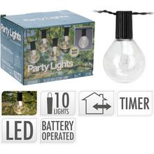 LED10 PÁRTY SVETLÁ in/out/časovač na baterky   - Záhradné osvetlenie | FLORASYSTEM