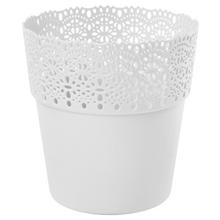 692 OBAL BELLA BÍLÝ 14,5cm - Okrúhly dizajnový | FLORASYSTEM