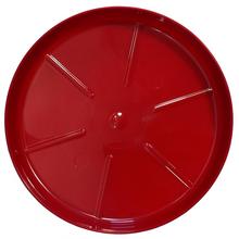 603 MISKA NR2 ČERVENÁ 12,6xh1,8CM - Miska okrúhla pod kvetináč | FLORASYSTEM