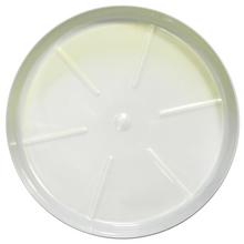 608 MISKA NR7 BÍLÁ PERLA 28,1xh4,1CM - Miska okrúhla pod kvetináč | FLORASYSTEM