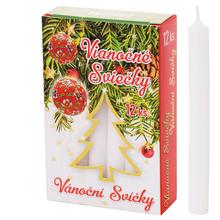 VÁNOČNÍ SVÍČKY BÍLÉ 12/115 - FLORASYSTEM