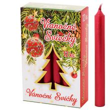 VÁNOČNÍ SVÍČKY MET.ČERV.12 / 115 - FLORASYSTEM