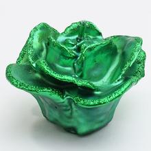 RŮŽE ROZKVETLÁ TM.ZEL 7x9x9cm - FLORASYSTEM