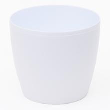 205 KVĚTINÁČ MAGNOLIA BÍLÝ 25xh22CM - Okrúhly dizajnový | FLORASYSTEM