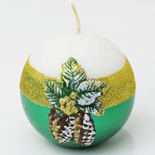 KOBLIHY KOULE 80 ZELENÁ - Vianočný motív | FLORASYSTEM