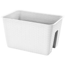 DRLB280 truhlík RATOLLA BALK.BIELY 27,2x27,2xh22,5 / 8,5L - FLORASYSTEM