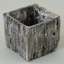 Obal kámen 11,5x11,5x11 cm - Cement | FLORASYSTEM