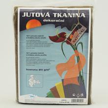 Jutová TKANINA 211gr 1,3x2m hnědá - Textilie | FLORASYSTEM
