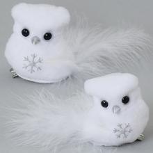 SOVA BÍLÁ na kolíčky 10cm MIX / 2 - FLORASYSTEM