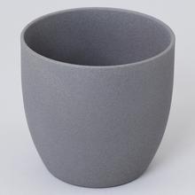 OBAL BASEL STONE DUNKELGRAU 12xh10CM - Obal jednobarevný | FLORASYSTEM