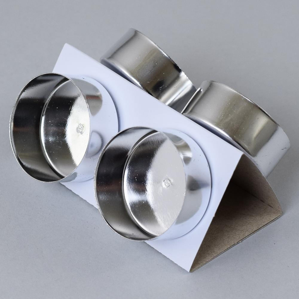 Hroty na čajovou svíčku v mixu zlaté a stříbrné barvy.