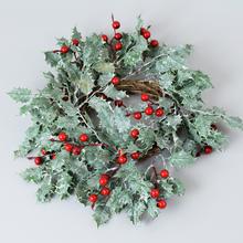 VĚNEC ILEX 13 / 40cm - Věnec vánoční  | FLORASYSTEM