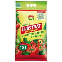 Supresivní substrát na rajčata, papriky a okurky 15 L / 120 / - FLORASYSTEM