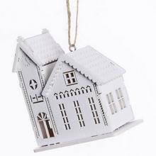 DREVENÝ KOSTOL BIELY 9x8x5CM - Domek | FLORASYSTEM