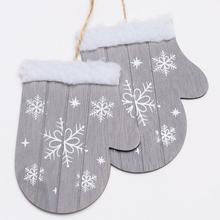 AKCIA! DREVENÉ RUKAVICE ŠEDÉ 48x11x1 - Rukavice, ponožky, čepice | FLORASYSTEM