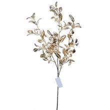 KONÁR LISTY ZLATÁ 70cm - Zeleň gliter | FLORASYSTEM