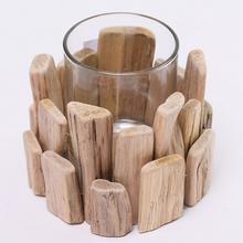 SVIETNIK 1-SV. DREVO 12x12x8CM SUPER CENA! - Svietniky | FLORASYSTEM