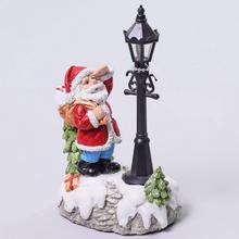 SANTA S LED LAMP.9X5,3X14,5CM POLY - Mikuláš | FLORASYSTEM