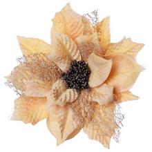 KS POINSETT KLIP BL.GOLD - Květ na klipu | FLORASYSTEM