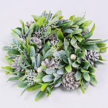 VĚNEC Sis. ZEL.25 * 8CM - Věnec vánoční  | FLORASYSTEM