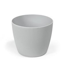 756 OBAL MAGNOLIA JUMPER JASNO SIVÝ 30xV25CM - Okrúhly dizajnový | FLORASYSTEM