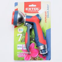 Postřikovač zahradní zinkový, 7-funkční, pogumovaná rukojeť - FLORASYSTEM