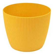 756 OBAL MAGNOLIA JUMPER HORČICOVÝ 30xV25CM - Okrúhly dizajnový | FLORASYSTEM