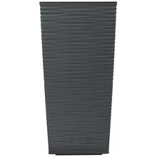 593 OBAL + VKLAD Finezja DLUTO GRAFIT METALIK 35X35XH68CM - Štvorcový vysoký s vkladom | FLORASYSTEM