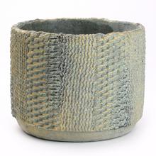 OBAL CEMENT  ZELENO ZL.D17*H14CM - Cement | FLORASYSTEM