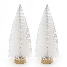 VIAN.STROMČEK BIELA GLIT. NA PNI 25CM S/2 - Stromek | FLORASYSTEM