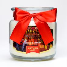 VOŇ.V SKLE CHRISTMAS MALÝ MIKULÁŠ 400GR 11cm - Voňavé a v skle | FLORASYSTEM