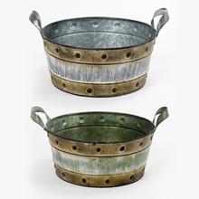 OBAL MISA KOV 23x10,5 CM SUPER CENA! - Kovové nádoby | FLORASYSTEM