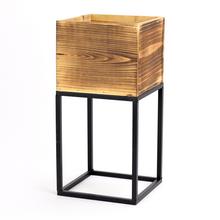 312FL/S OBAL NA KVETY HNEDÁ  M:18*18*38H SUPER CENA! - Dřevěné dekorace | FLORASYSTEM