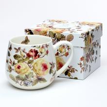 ŠÁLKA 430ML ŠÍPOVÉ RUŽE - Šálky a keramika | FLORASYSTEM