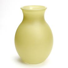 AKCIA! VÁZA Mateo vase glass green frosted - h19,5xd14cm - Váza | FLORASYSTEM