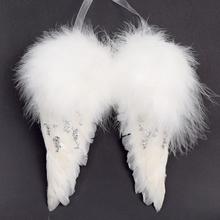 KRÍDLA S PERÍM 18x6x22CM BIELE - FLORASYSTEM