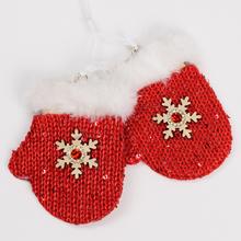 AKCIA! ZÁVES RUKAVICE ČERVENÉ 22x8x2CM - Rukavice, ponožky, čepice | FLORASYSTEM