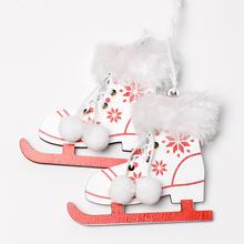 AKCIA! ZÁVES KORČULE DREVO BIELE 20x8x2CM - FLORASYSTEM