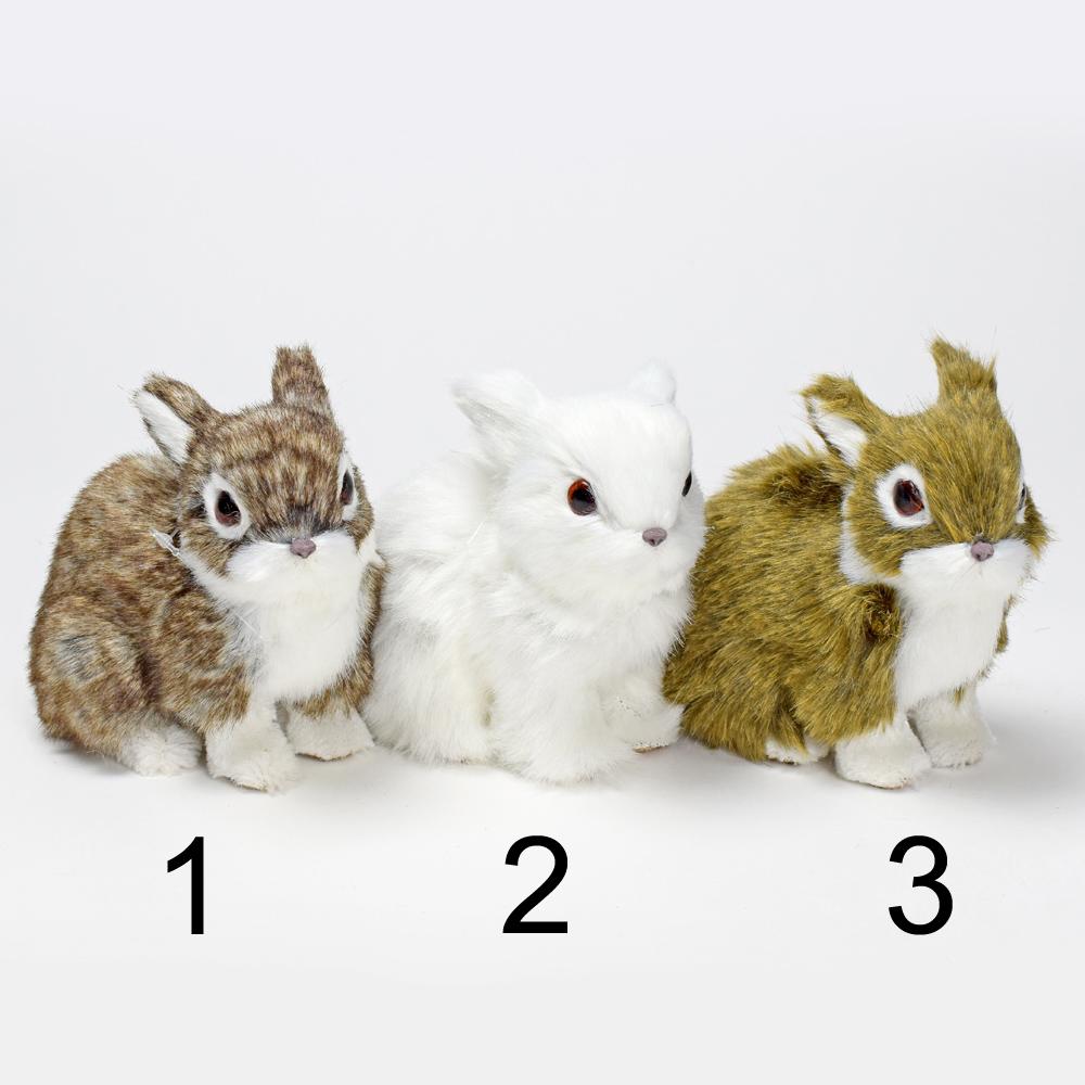 Látkoví zajíci v mixu barev.