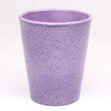 AKCIA OBAL GLAZE ORCH.VIOLETT CRAQUELE 15CM - Obal orchidea | FLORASYSTEM