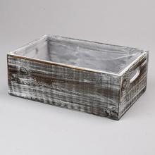 275FL/S DEBNIČKA BIELO ŠEDÁ L:28*18*10.5H  - Dřevěné bedýnky | FLORASYSTEM