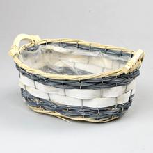 AKCIA! PRÚTIE OVÁL S UŠKAMI 27X18XV11CM - FLORASYSTEM