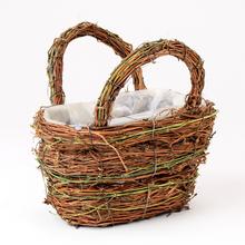 AKCIA! 362FL/S OBAL PRÚTIE KOŠÍK NATUR  19*11*20/11 - Proutené obaly | FLORASYSTEM