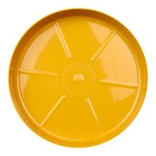 607 MISKA NR6  HORČICOVÝ  23,4xh3,4CM - Miska okrúhla pod kvetináč | FLORASYSTEM