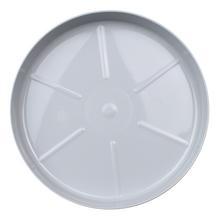 602 MISKA NR1 JASNO SIVÝ 11,2xh1,2CM - Miska okrúhla pod kvetináč | FLORASYSTEM